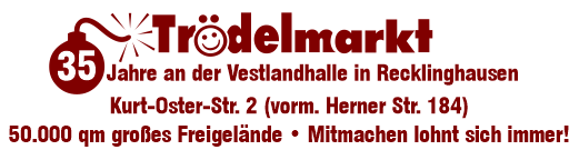 Trödelmarkt 35 Jahre Vestlandhalle Recklinghausen