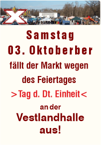 Trödeln an der Vestlandhalle Recklinghausen